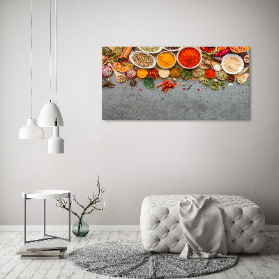 Wall art acrylic A mixture of spices