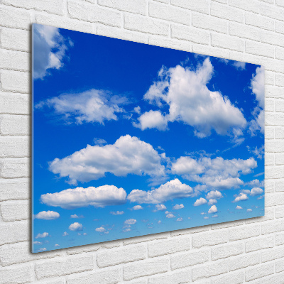 Print on acrylic Clouds in the sky