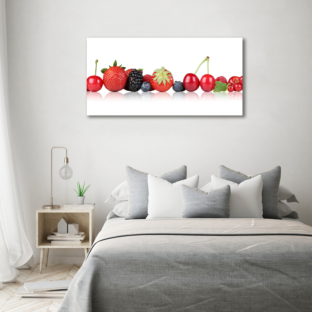 Print on acrylic Fruit in a row