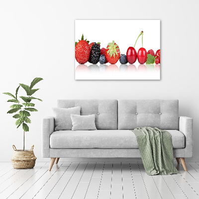 Print on acrylic Fruit in a row