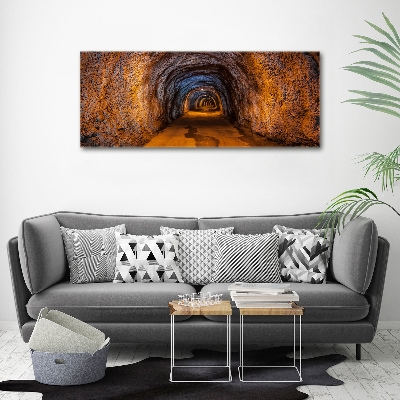 Glass acrylic wall art Underground tunnel