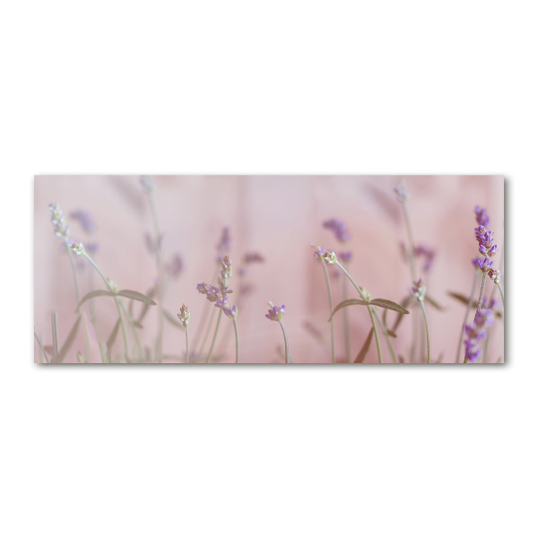 Glass acrylic wall art Lavender