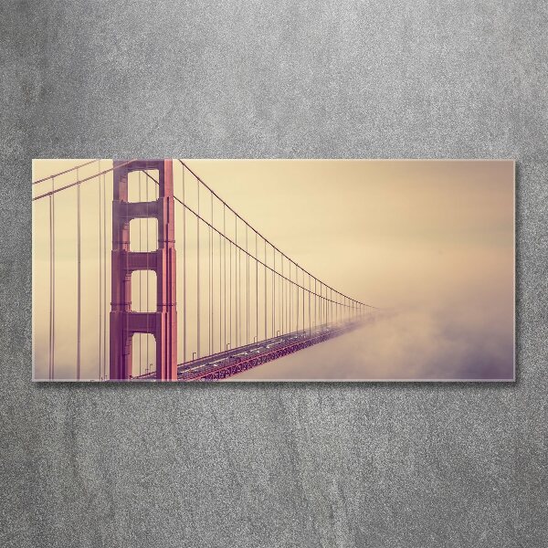 Acrylic print San Francisco bridge