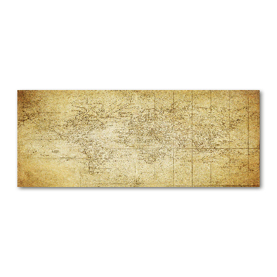 Acrylic print Old map of the world