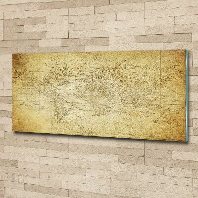 Acrylic print Old map of the world