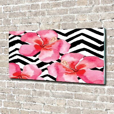 Print on acrylic Hawaiian flowers