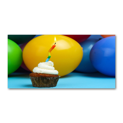 Print on acrylic Birthday cupcake