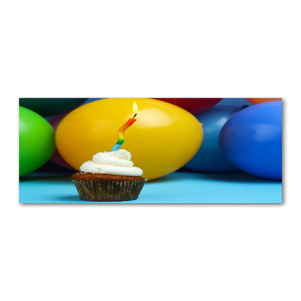 Print on acrylic Birthday cupcake