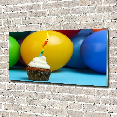 Print on acrylic Birthday cupcake