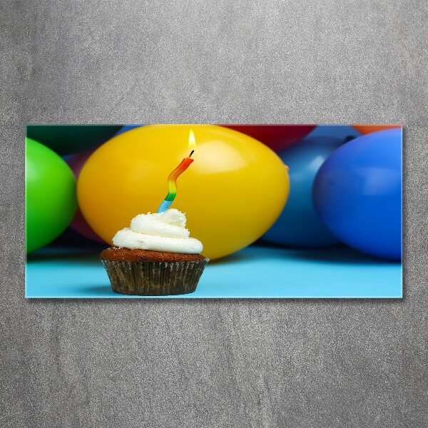 Print on acrylic Birthday cupcake