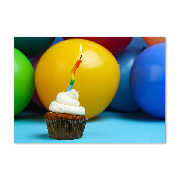 Print on acrylic Birthday cupcake