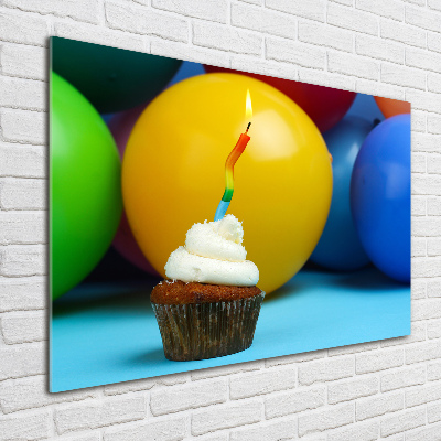 Print on acrylic Birthday cupcake