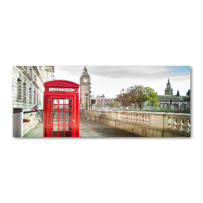 Acrylic print telephone booth