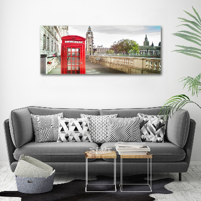 Acrylic print telephone booth