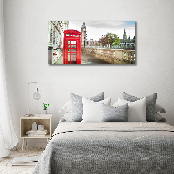 Acrylic print telephone booth