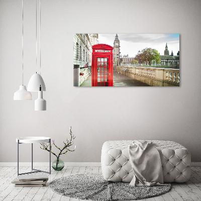 Acrylic print telephone booth