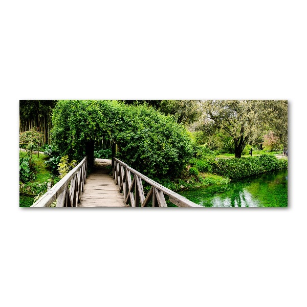 Print on acrylic Bridge on the river