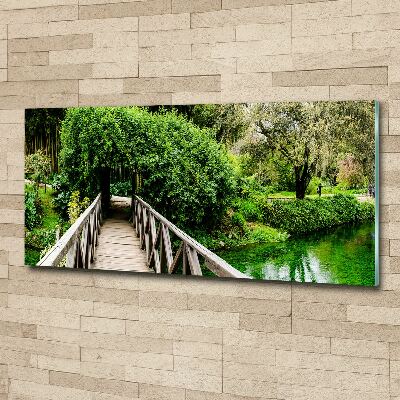 Print on acrylic Bridge on the river