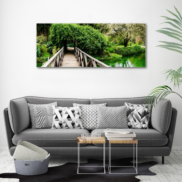 Print on acrylic Bridge on the river