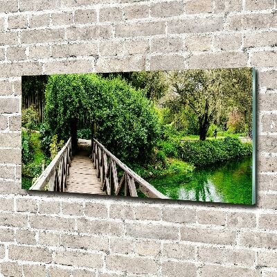 Print on acrylic Bridge on the river