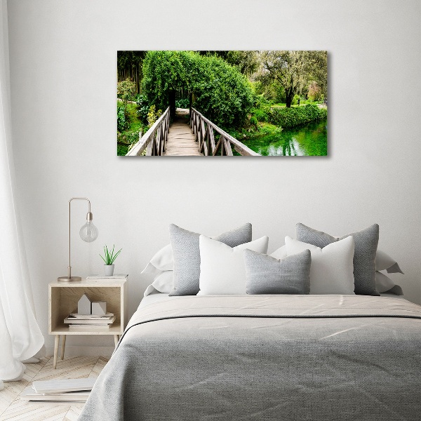 Print on acrylic Bridge on the river