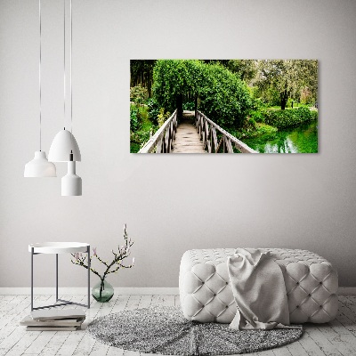 Print on acrylic Bridge on the river