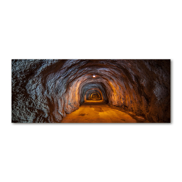 Glass acrylic wall art Underground tunnel