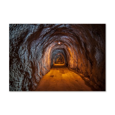 Glass acrylic wall art Underground tunnel