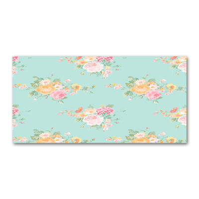 Print on acrylic Floral pattern