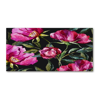 Print on acrylic Pink peonies