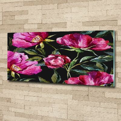 Print on acrylic Pink peonies