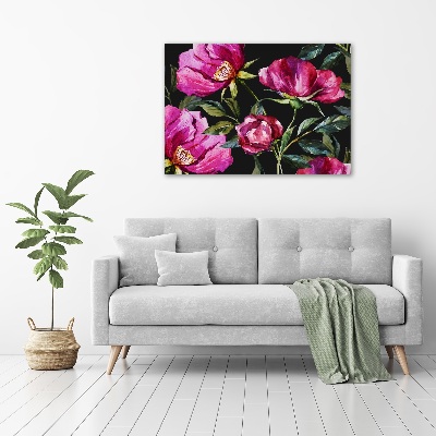 Print on acrylic Pink peonies