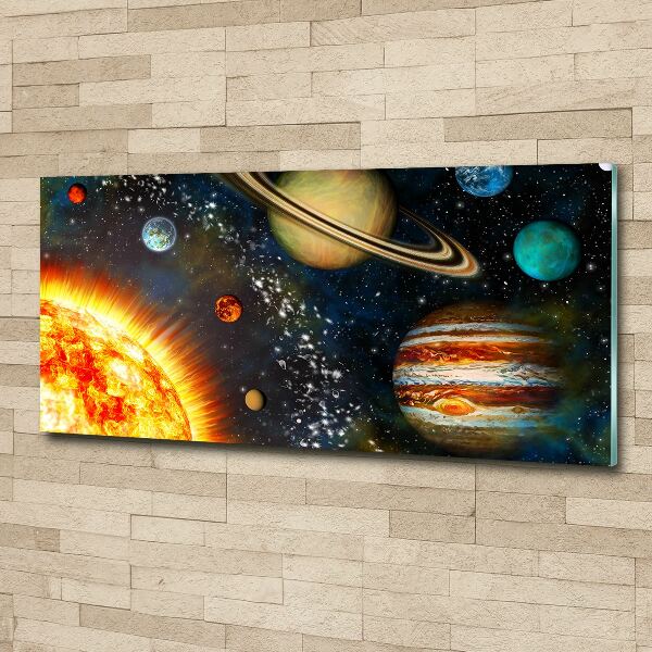 Print on acrylic Solar system