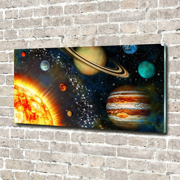 Print on acrylic Solar system