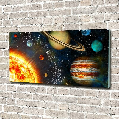 Print on acrylic Solar system