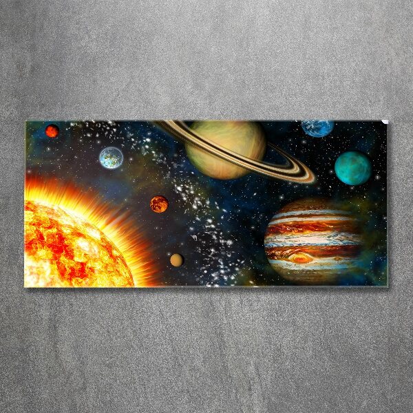 Print on acrylic Solar system