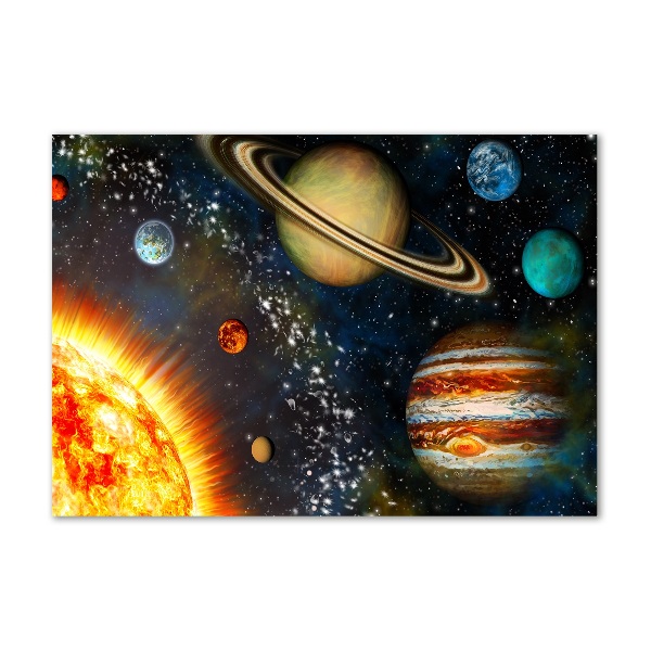 Print on acrylic Solar system