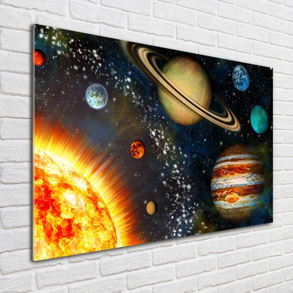 Print on acrylic Solar system