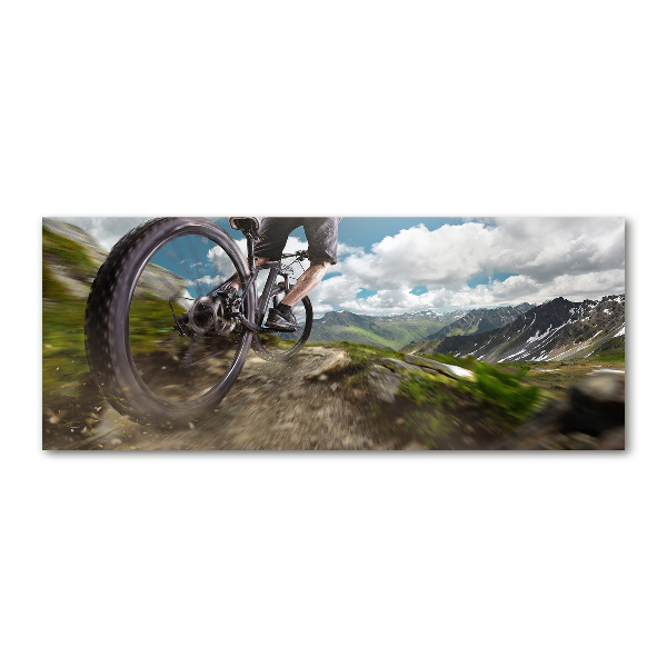 Print on acrylic Mountain biking