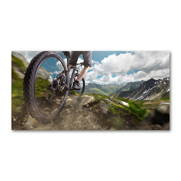 Print on acrylic Mountain biking