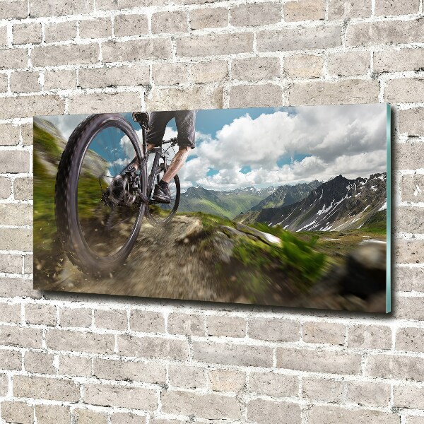 Print on acrylic Mountain biking