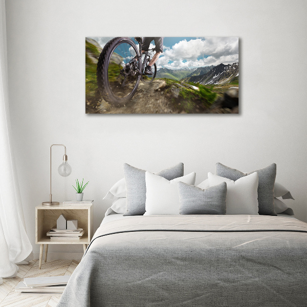 Print on acrylic Mountain biking