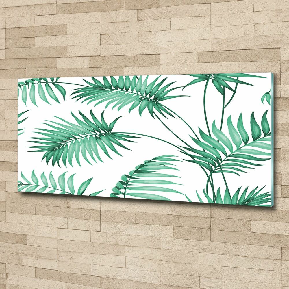 Print on acrylic Tropical leaves