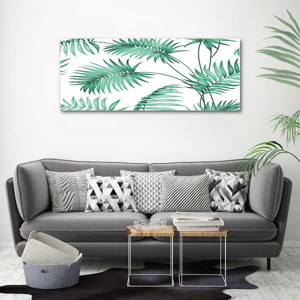 Print on acrylic Tropical leaves