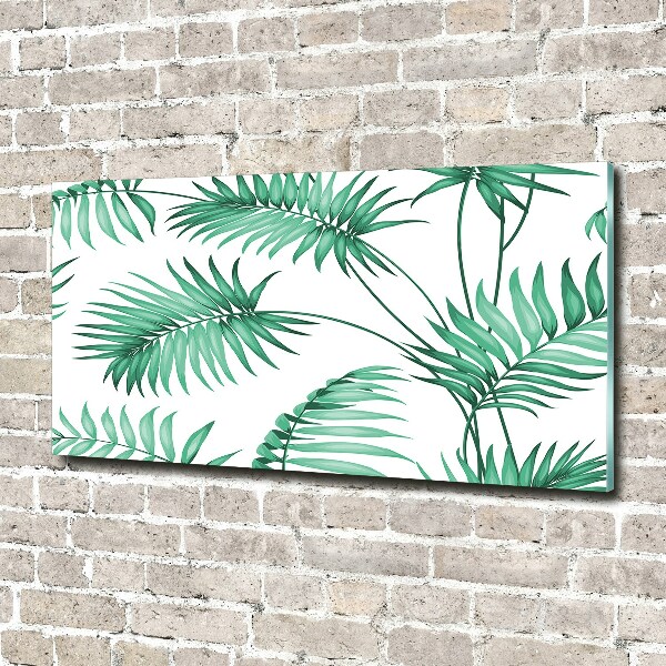 Print on acrylic Tropical leaves