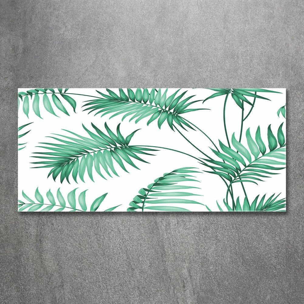 Print on acrylic Tropical leaves