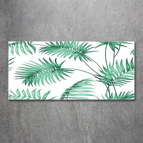 Print on acrylic Tropical leaves