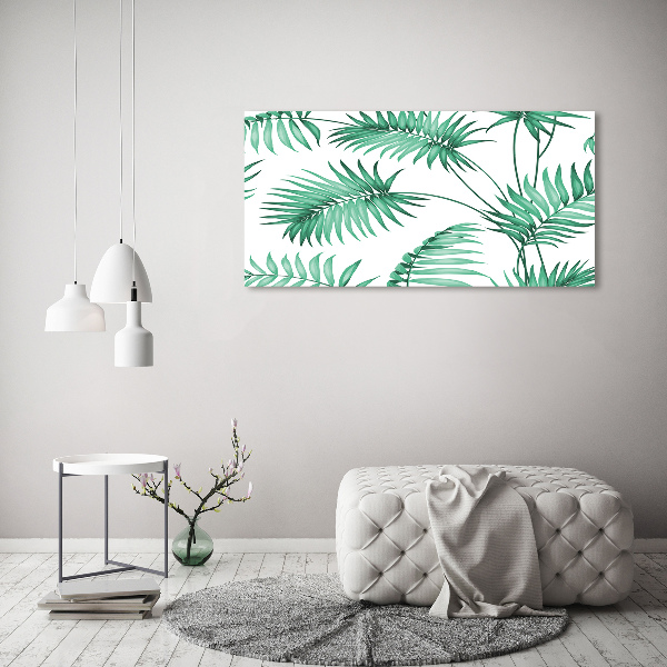 Print on acrylic Tropical leaves