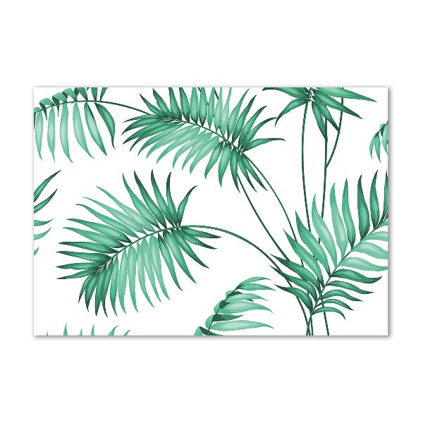 Print on acrylic Tropical leaves