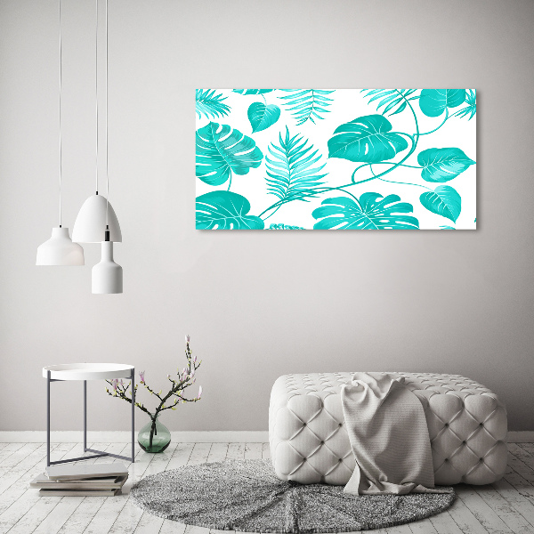 Acrylic wall art Tropical leaves